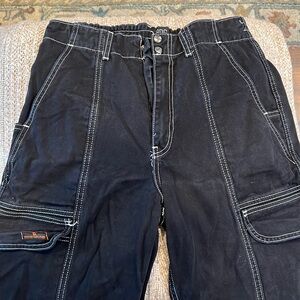 BDG urban outfitter size 29 black cargo pants wide leg